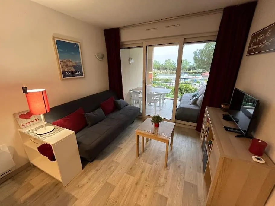 F2 Cozy Vue Mer, Piscine, Parking, Tout A Pied ! Antibes Apartment